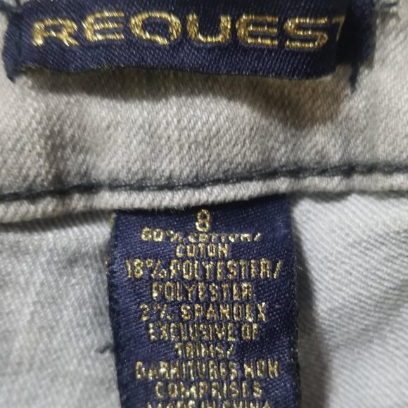 REQUEST Jean Grey Denim Skinny Size 8 Casual - Picture 3 of 6